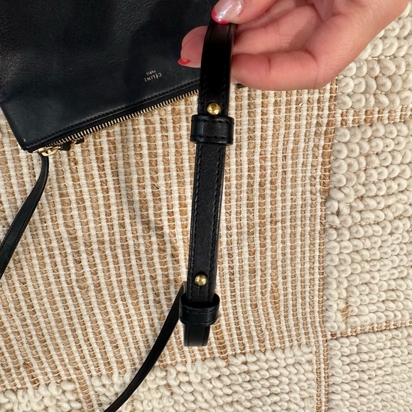 Authentic CELINE Lambskin Small Trio Crossbody Bag in Black - Picture 12 of 13